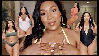 PLUS SIZE REALISTIC BATHING SUITS TRY ON  - IRISBEILIN