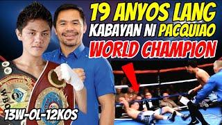 19 ANYOS NA KABAYAN NI PACQUIAO SA GENSAN  BANGIS WBO WORLD CHAMPION