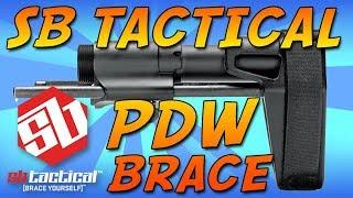 SB Tactical PDW pistol brace overview