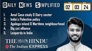 The Hindu & The Indian Express Analysis  2 March 2024  Daily Current Affairs  DNS  UPSC CSE