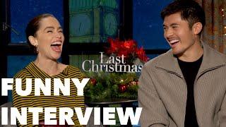 LAST CHRISTMAS Funny Emilia Clarke and Henry Golding Interview