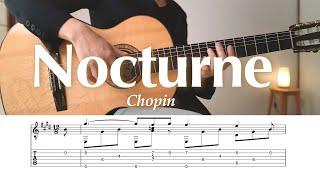 Chopin  Nocturne Op. 9-2   sheet music  tab