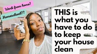 How To Keep Your House Clean When You Work From Home   Homeschool    WFH  Victoria Alexander