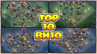 New Top 10 BEST Builder Hall 10 Base With BH10 Base Link  Clash of Clans