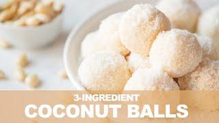 3-Ingredient Raffaello Coconut Balls Recipe  Easy No-Bake Dessert Idea