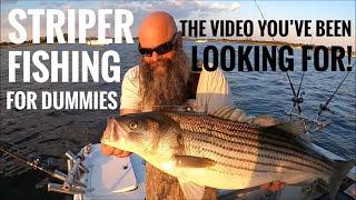 Striper fishing for Dummies How to catch Striped Bass. Striper fishing for beginners