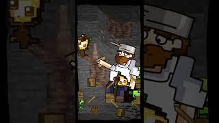 PvZ & Minecraft Cave Story #shorts #animation #minecraft