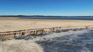 Inskip landslip footage from Erin Atkinson