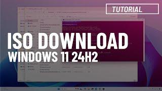 Windows 11 24H2 Download ISO file preview