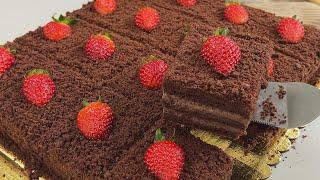 Shokoladli mehmonbop “Qoravoy torti” tayyorlimiz  Шоколадный торт «Чёрный принц» вкусный и быстрый