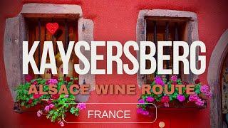 Kaysersberg - a charming village on the Alsace Wine Route in France
