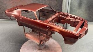 Revell 1970 Pontiac Firebird Build Part 1 Custom Bodywork & Paint