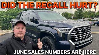 RECALL IMPACT FELT? June 2024 Toyota Tundra Sales Numbers Are Here