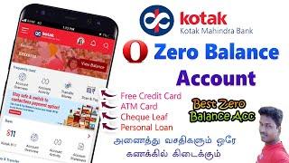 Kotak bank Digital Zero Balance Account open online new process details in Tamil@Tech and Technics