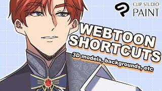 Webtoon Shortcuts  3d Models Backgrounds and More 