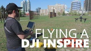 Flying a DJI Inspire 2 FOR THE FIRST TIME