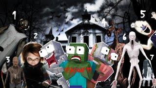 Monster School  GHOSTS CHALLENGE SEASON 11 - Minecraft Animation