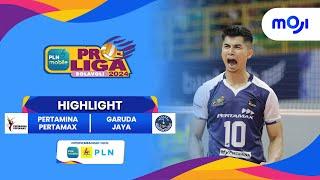 Pertamina Pertamax VS Garuda Jaya 3-0  Highlight PLN Mobile Proliga 2024