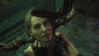 Drain Deimos puts tentacle down Jills throat  - Resident Evil 3 REmake 2020
