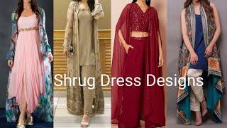Latest Long Shrug Dress Design  Stylish Long Jacket Design 2021  New Fashion Trends