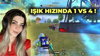 AWM+AMR MÜTHİŞ MAÇ YOK BÖYLE 1VS4 ONE MAN SQUAD PUBG MOBİLE