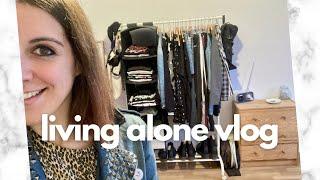 Living alone vlog #2  wardrobe updates honest talks cat time and things that bring joy 