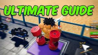 GYM LEAGUE ULTIMATE GUIDE How to Gain Strength Cash & MORE Roblox