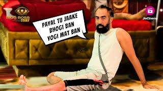 Payal बनेगी bhooki नहीं बन सकती Yogi  Bigg Boss OTT 3  JioCinema Premium