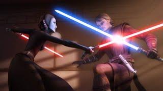 Anakin Skywalker VS Barriss Offee - Star Wars the Clone Wars Season 5 Episode 20