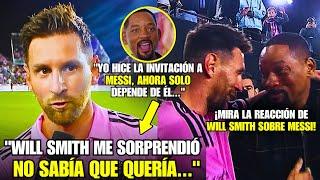 ¡VAYA ¡VEA LA ACTITUD INESPERADA DE MESSI QUE SORPRENDE HASTA A WILL SMITH