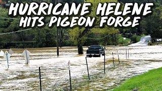 HURRICANE HELENE IMPACTS PIGEON FORGE Areas Of Pigeon Forge Underwater