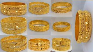 Gold Kangan New designs  Gold kangan designs 2023 #4  Glorious Jewelry