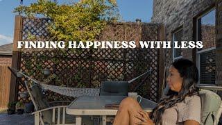 Finding HAPPINESS in owning LESS  MINIMALISM + SLOW LIVING 