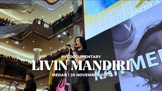 VIRZHA LANJUT KE MEDAN  KONSER LIVIN MANDIRI MEDAN 26112023 #vcdocumentary