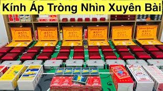 kính áp tròng nhìn xuyên bài  kính mỹ 12 D mới nhất 2024 nhìn xuyên lá bài bịp