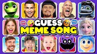 Guess The Meme Songs & Who’S SINGING?#2 Inside out King Ferran Salish Matter MrBeast DianaTenge