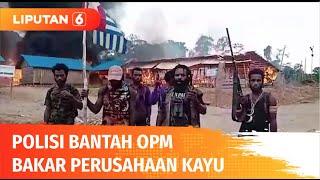 Polisi Bantah OPM Bakar Perusahaan Kayu di Maybrat Pelaku Ternyata Mantan Karyawan  Liputan 6