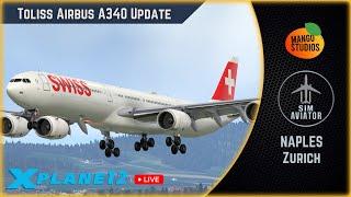 X-Plane 12 BETA 5 LIVE  Toliss A340 1.1.3  Mango Studios Sound Pack  Ortho4XP +  SimHeaven