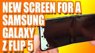 GET FOLDED Samsung Galaxy Z Flip 5 Screen Replacement  Sydney CBD Repair Centre