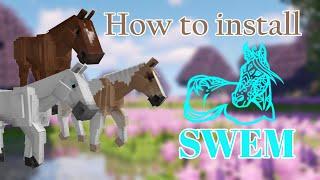 EASY How to Install SWEM - The Best Minecraft Horse Mod  Pinehaven