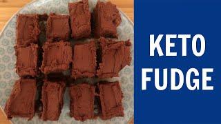 Keto Fudge Recipe  Easy 5 Ingredient Low Carb Dessert