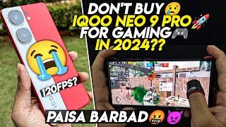 DON’T BUY IQOO NEO 9 PRO FOR GAMING IN 2024• 120FPS GAMING• IQOO Neo9 PRO BGMIPUBG TEST IN 2024