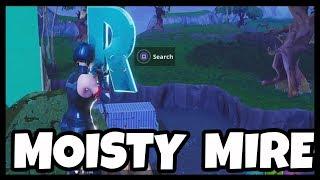 Fortnite FORTNITE Letter Locations Moisty Mire