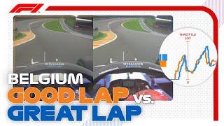 Good Lap Vs Great Lap  2022 Belgian Grand Prix  Workday