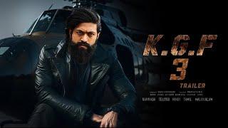 KGF Chapter 3 Official Trailer  Yash  Prashanth Neel  Raveena Tandon  Kgf 3 Trailer