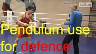 Boxing pendulum as a defence against an aggressive opponent