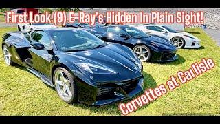 First Look *9 Chevy C8 Corvette E-Rays* Hidden In Plain Sight  Corvettes at Carlisle  Trophy?