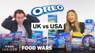 US vs UK Oreos  Food Wars