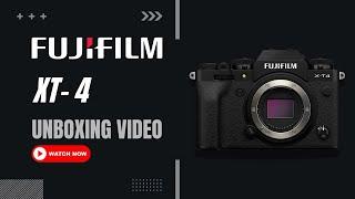Fujifilm XT4 Unboxing   4K