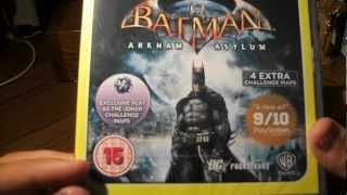 Batman Arkham Asylum Game Of The Year Edition PS3 - Unboxing